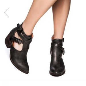 COPY - Jeffrey Campbell Gray Distressed Everwell Booties